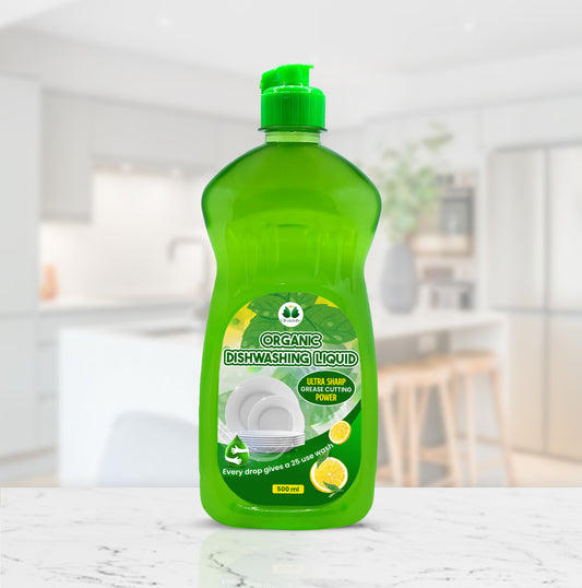 Organic Dishwashing Green Liquid - 500ml